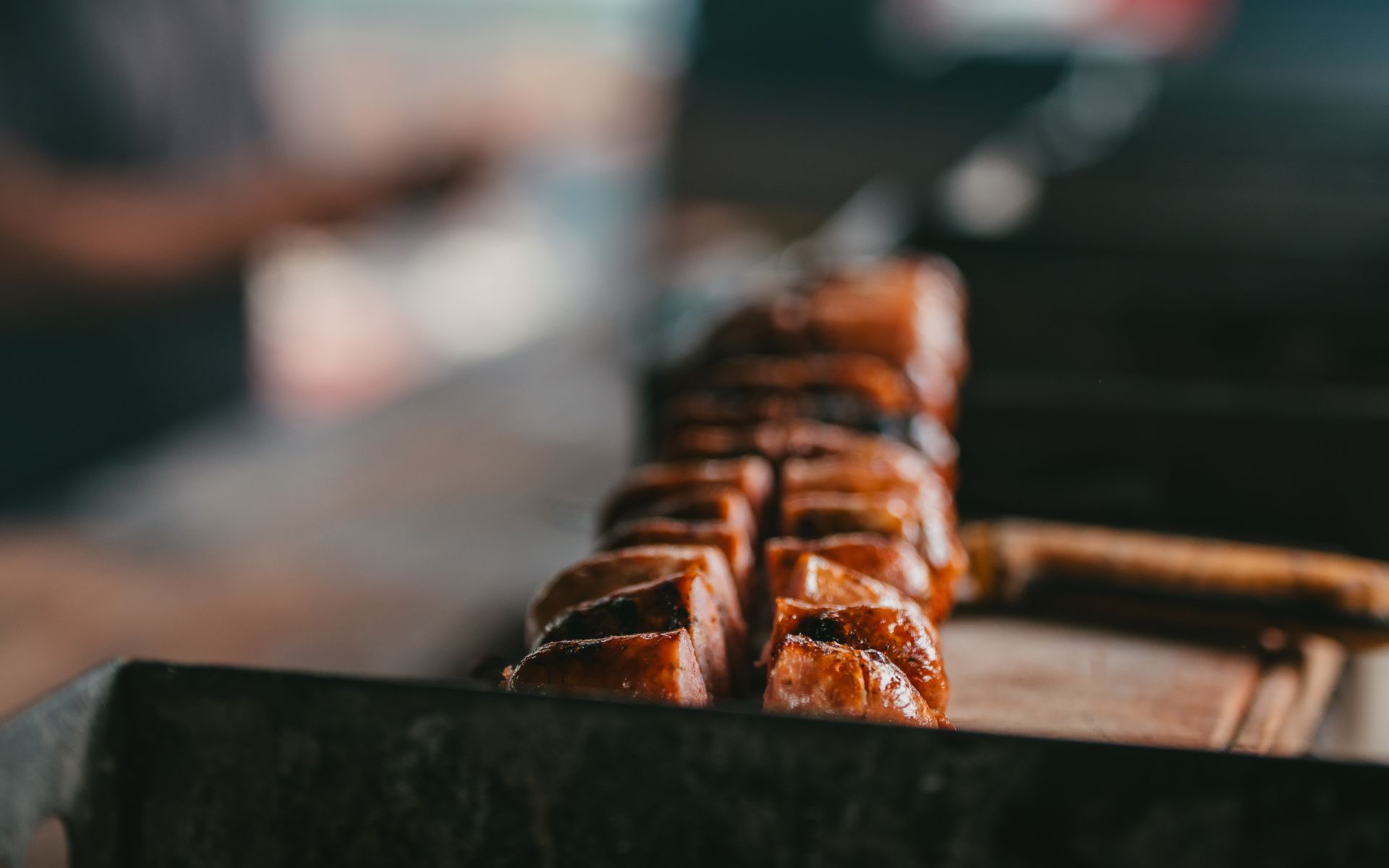 Carne asada en la parrilla
